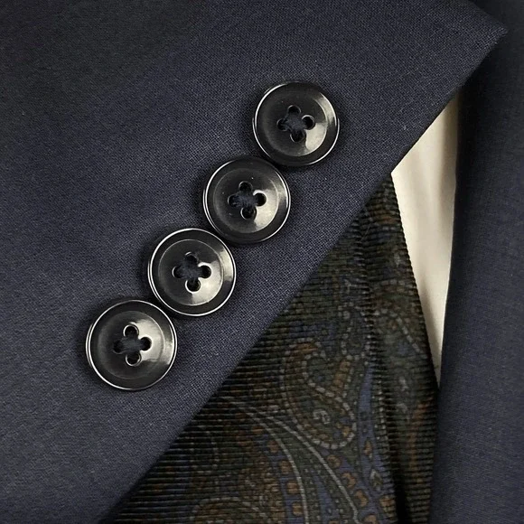 44L Calvin Klein Men's Slim-Fit Wool-Blend Stretch‎ Suit Jackets E06792